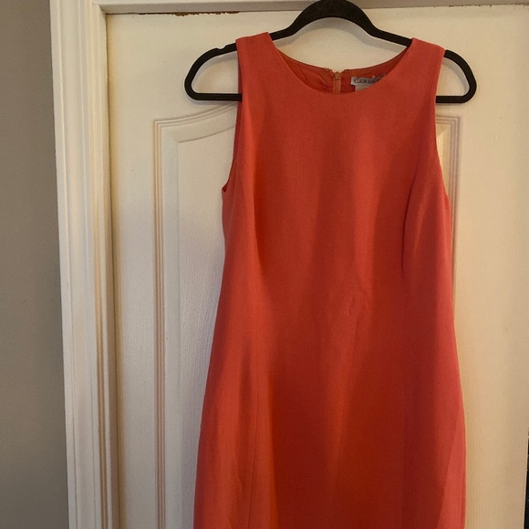 Salmon coloured Luca Luca shift dress - Picture 1 of 4